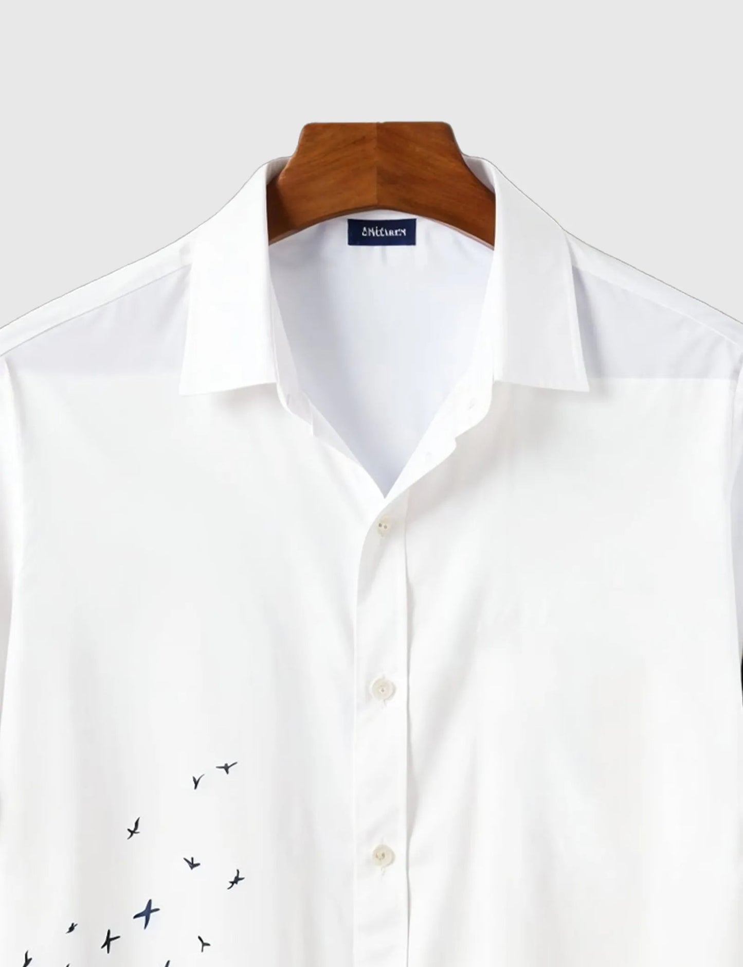 BLUE SHADE MEN'S HALF SLEEVES PRINTED SHIRT